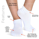 (5 Pairs) Unisex Athletic Low-Cut Socks