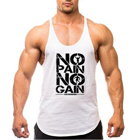 Men's Tank-Top (No Pain No Gain)