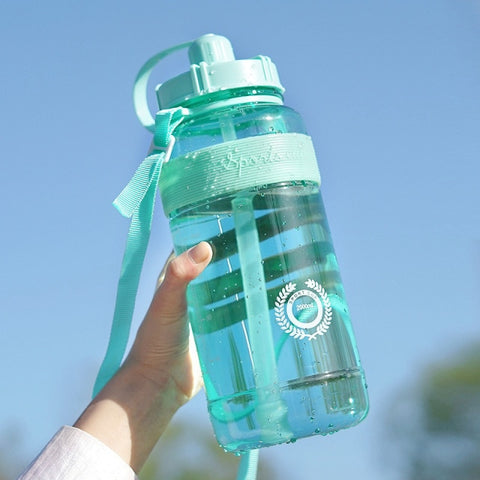 Eco-Friendly Water Bottle with Straw