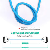 Unisex 5 Levels Resistance Bands with Handles