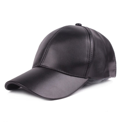 Unisex Snapback Leather Cap